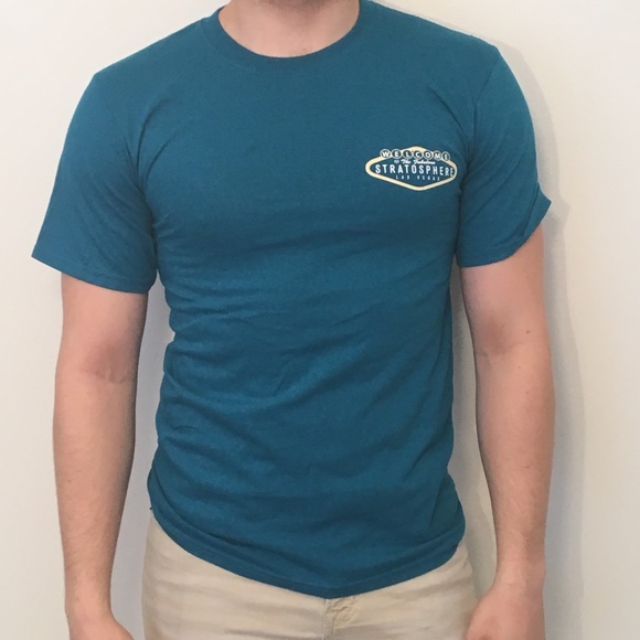 Port & Company Other - ⭐️ Las Vegas Teal T-Shirt ♠️♦️♣️♥️